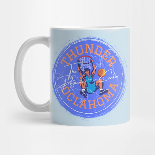 thunder basketball by soft and timeless